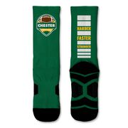 Custom Team Graphic Flex Mid-Calf Socks - Football