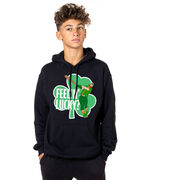 Baseball Hooded Sweatshirt - Feelin' Lucky Baseball