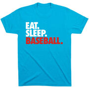 Baseball T-Shirt Short Sleeve Eat. Sleep. Baseball.