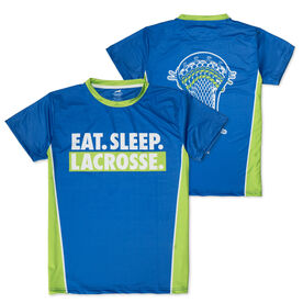  Lacrosse Tech Player Tee - Eat Sleep Lacrosse