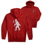 Guys Lacrosse Hooded Sweatshirt - Yeti (Back Design)