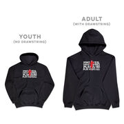 Football Hooded Sweatshirt - Bones Saying