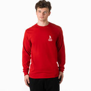 Baseball Tshirt Long Sleeve - Because Of The Brave Baseball (Back Design)