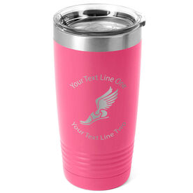 Track & Field 20 oz. Double Insulated Tumbler - Winged Foot Icon