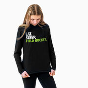 Field Hockey Long Sleeve Performance Tee - Eat. Sleep. Field Hockey.