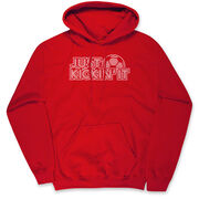 Soccer Hooded Sweatshirt - Just Kickin' It