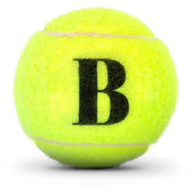 Personalized Tennis Ball - Initial