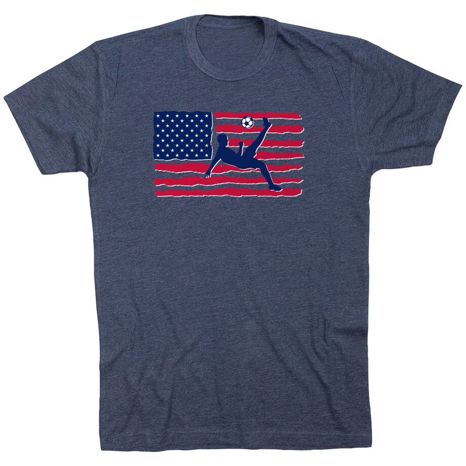Soccer T-Shirt Short Sleeve - Guys Soccer Land That We Love