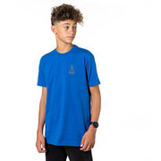 Baseball Short Sleeve T-Shirt - Home Run Zombie (Back Design)