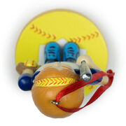 Softball Ornament - Softball Player Nutcracker