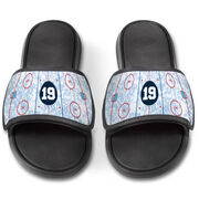 Hockey Repwell&reg; Slide Sandals - Personalized Ice Rink