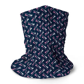 Girls Lacrosse Multifunctional Headwear - Lacrosse Stick Herringbone RokBAND