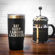 Lacrosse 20 oz. Double Insulated Tumbler - Personalized Eat Sleep Lacrosse