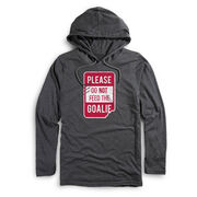 Men's Lightweight Hoodie - Don’t Feed The Goalie