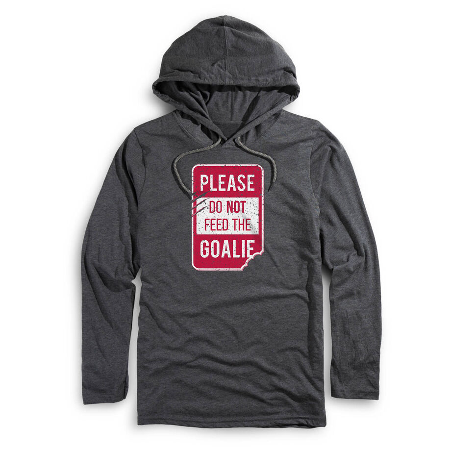 Men's Lightweight Hoodie - Don’t Feed The Goalie
