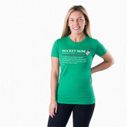 Hockey Women's Everyday Tee - Hockey Mom Definition