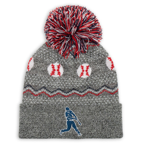 Baseball Knit Hat - Home Run