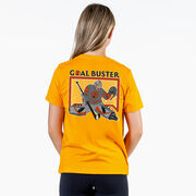 Hockey Short Sleeve T-Shirt - Goal Buster (Back Design)