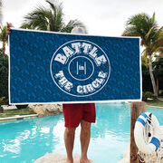 Wrestling Premium Beach Towel - Battle in The Circle