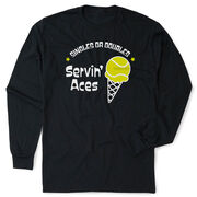Tennis Tshirt Long Sleeve - Servin' Aces