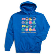 Cheerleading Hooded Sweatshirt - Cheer Makes Me Happy