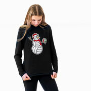 Volleyball Long Sleeve Performance Tee - Serving Holiday Cheer