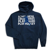 Hockey Hooded Sweatshirt - Bones Heal Hockey
