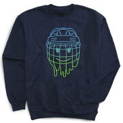 Hockey Crewneck Sweatshirt - Have An Ice Day Smiley