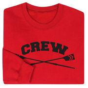 Rowing Crewneck Sweatshirt - Crew Crossed Oars Banner