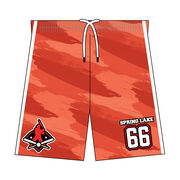 Custom Team Shorts - Baseball Brush Stroke