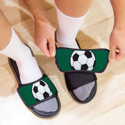 Soccer Repwell&reg; Slide Sandals - Soccer Ball