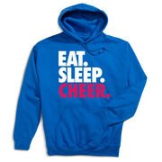 Cheerleading Hooded Sweatshirt - Eat Sleep Cheer