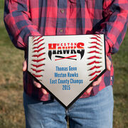 Baseball Your Logo Home Plate Plaque