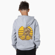 Guys Lacrosse Hooded Sweatshirt - BigFoot (Back Design)