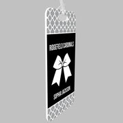 Cheerleading Bag/Luggage Tag - Personalized Cheer Squad with Bow