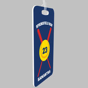 Softball Bag/Luggage Tag - Personalized Team Crossed Bats