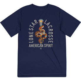 Guys Lacrosse Short Sleeve Performance Tee - Lone Star Lacrosse