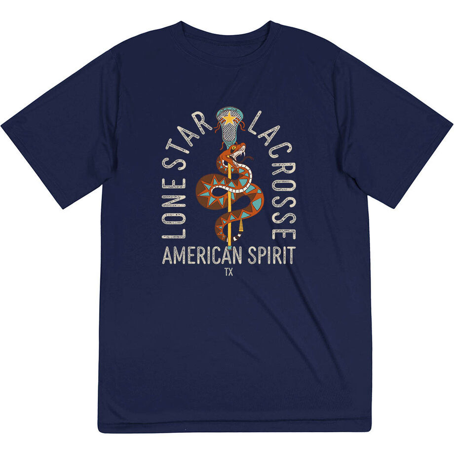 Guys Lacrosse Short Sleeve Performance Tee - Lone Star Lacrosse