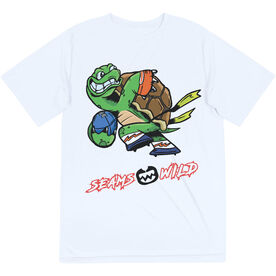 Seams Wild Football Short Sleeve Tech Tee - Slowyo