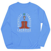Guys Lacrosse Long Sleeve Performance Tee - Nashville Lacrosse