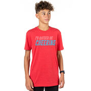 Cheerleading Short Sleeve T-Shirt - I'd Rather Be Cheering