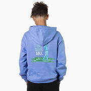 Golf Hooded Sweatshirt - Eat. Sleep. Golf (Back Design)