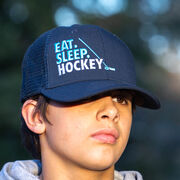 Hockey Trucker Hat - Eat Sleep Hockey