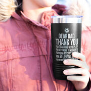 Soccer 20 oz. Double Insulated Tumbler - Dear Dad