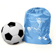 Soccer Sport Pack Cinch Sack - Santa Player
