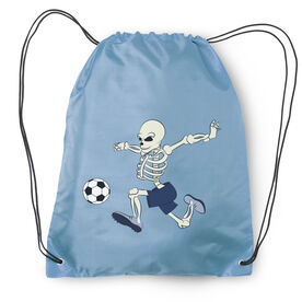 Soccer Drawstring Backpack - Skeleton Striker 