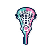 Girls Lacrosse Sticker - Lacrosse Stick