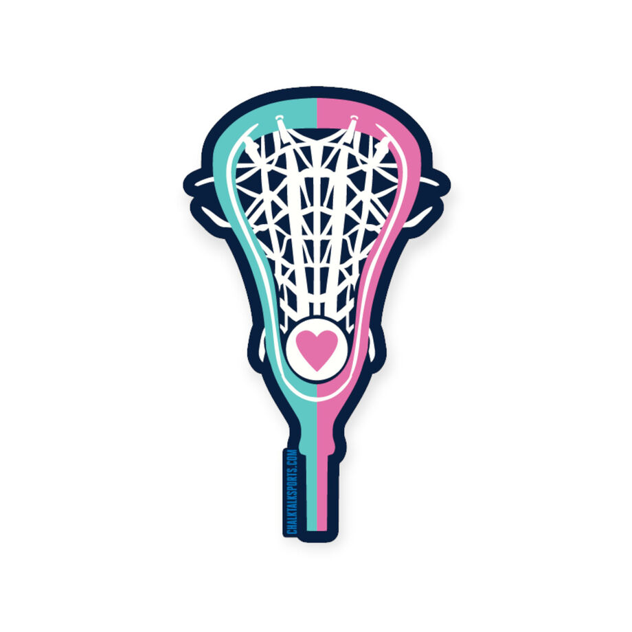 Girls Lacrosse Sticker - Lacrosse Stick