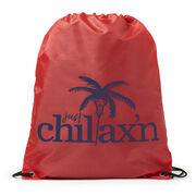 Lacrosse Drawstring Backpack Just Chillax'n