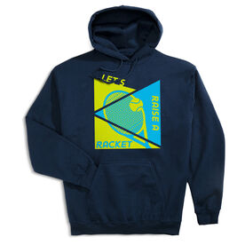 Tennis Hooded Sweatshirt - Let's Raise A Racket